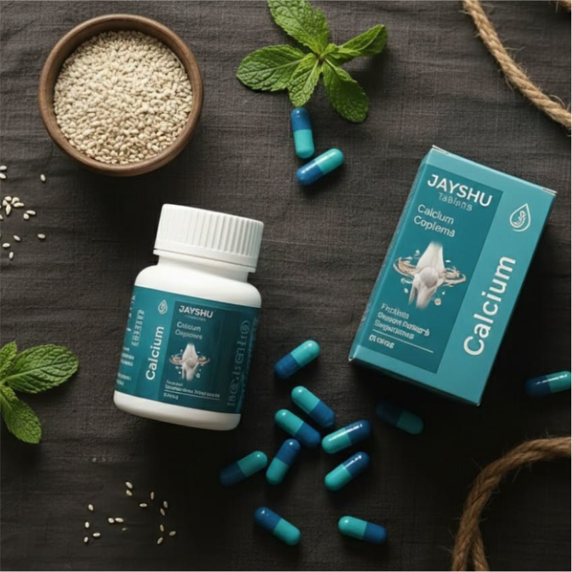 Jayshu Ayurveda Calcium Capsules – Strengthen Bones Naturally - Image 4