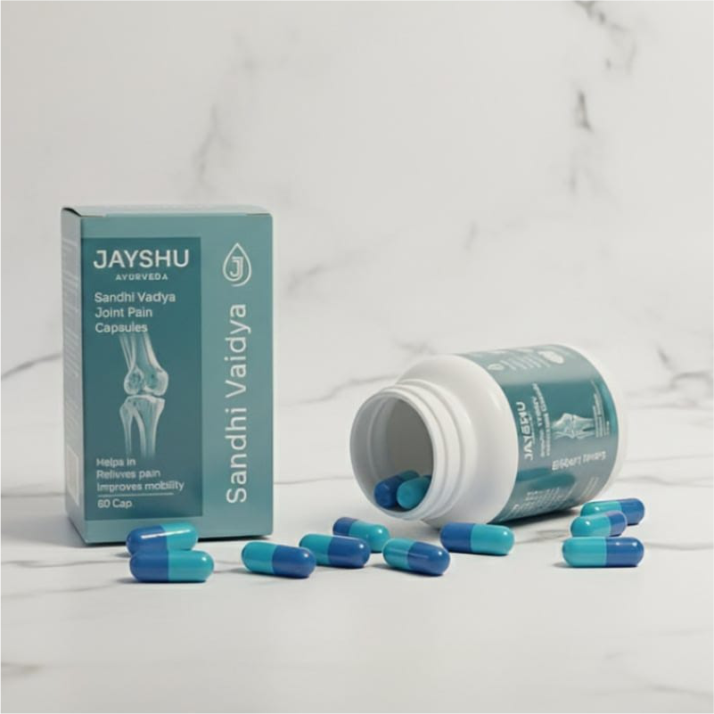 Jayshu Ayurveda Sandhi Vaidya Joint Capsules – Natural Joint Support - Image 3