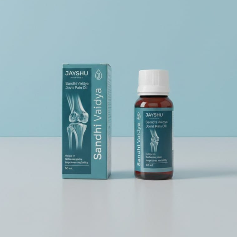 Jayshu Ayurveda Sandhi Vaidya Joint Pain Oil – Relieve Joint Pain Naturally - Image 4
