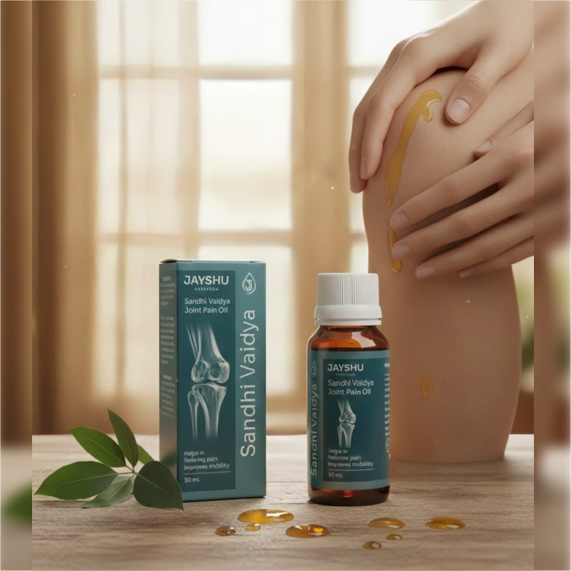 Jayshu Ayurveda Sandhi Vaidya Joint Pain Oil – Relieve Joint Pain Naturally - Image 5