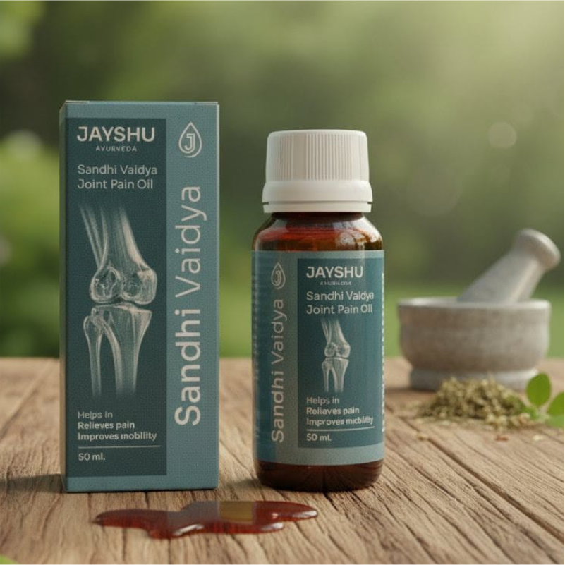 Jayshu Ayurveda Sandhi Vaidya Joint Pain Oil – Relieve Joint Pain Naturally - Image 6