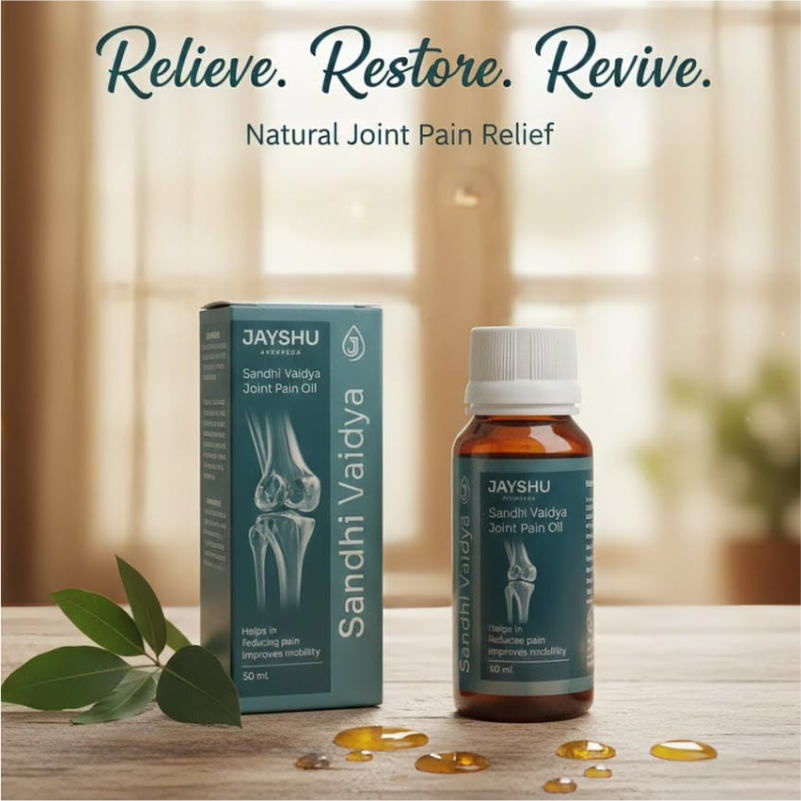 Jayshu Ayurveda Sandhi Vaidya Joint Pain Oil – Relieve Joint Pain Naturally - Image 2