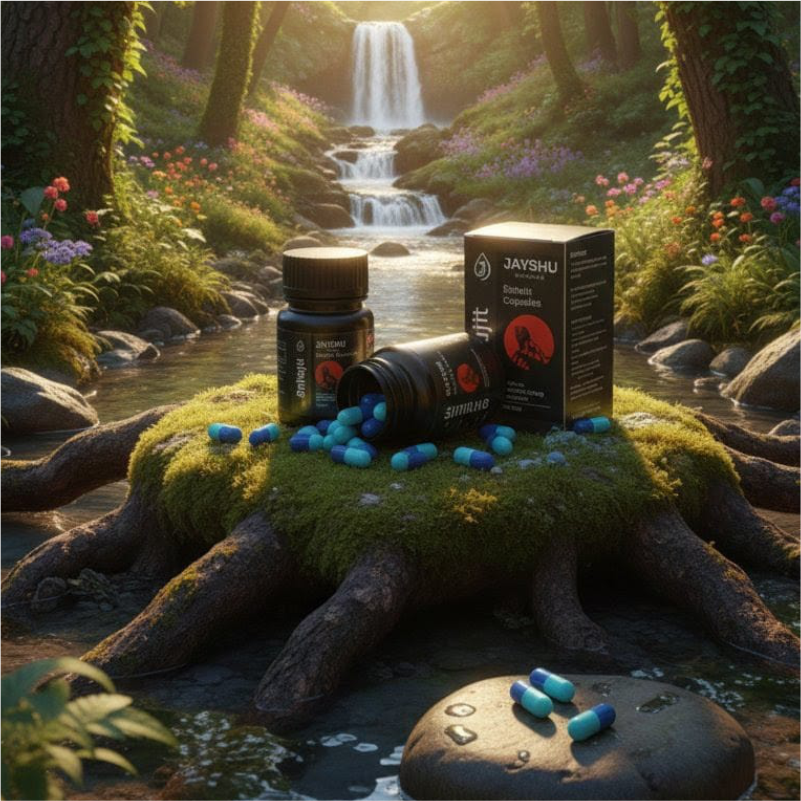 Jayshu Ayurveda Shilajit Capsules – Boost Energy & Immunity - Image 3