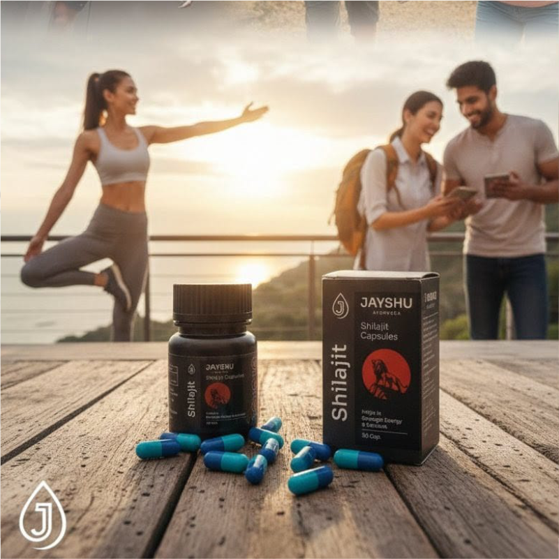 Jayshu Ayurveda Shilajit Capsules – Boost Energy & Immunity - Image 5